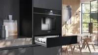 Siemens BI910C1B1 iQ700 Wärmeschublade 60 x 14 cm Schwarz, Edelstahl