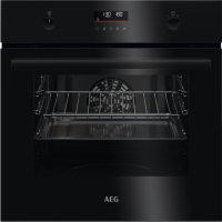 AEG BPK53516XB SurroundCook Multifunktionsbackofen Einbaubackofen, Pyrolytische Selbstreinigung, Schwarz