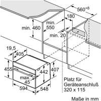 Bosch CDG634AS0 Serie 8 Dampfgarer, 60cm breit, 38l, AutoPilot 20, Dampfgaren, Edelstahl
