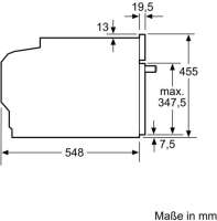 Bosch CDG634AS0 Serie 8 Dampfgarer, 60cm breit, 38l, AutoPilot 20, Dampfgaren, Edelstahl