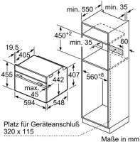 Bosch CDG634AS0 Serie 8 Dampfgarer, 60cm breit, 38l, AutoPilot 20, Dampfgaren, Edelstahl