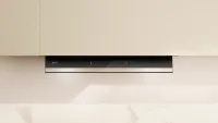 NEFF D67XDP2S0 N 70 Integrierte Designhaube 60 cm Klarglas schwarz bedruckt, Mattschwarz