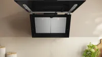 NEFF D88IAN2S0 N 90 Wandesse 80 cm Klarglas schwarz bedruckt, Schwarz