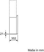 NEFF D95FRM1S0 N 70 Wandesse 90 cm Klarglas schwarz bedruckt