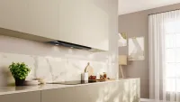 NEFF D97XDP2S0 N 70 Integrierte Designhaube 90 cm Klarglas schwarz bedruckt, Mattschwarz