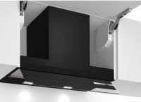 BOSCH DBB67AM60 Serie 6 Integrierte Designhaube 60 cm Klarglas schwarz bedruckt, Schwarz