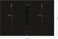 Preview: Siemens ED877HQ26E iQ500, Kochfeld mit Dunstabzug (Induktion), 80 cm, Mit Rahmen aufliegend
