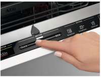 AEG FAV55BVI3P 7000 GlassCare, Vollintegrierter-Geschirrspüler 60 cm, AirDry - perfekte Trocknungsergebnisse, Besteckkorb, QuickSelect Display
