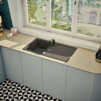Preview: SCHOCK FOMD100AGON Formhaus D-100 Onyx Unterschrank 45 cm Aufliegend CRISTALITE®