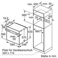 Siemens HB478G5B6 iQ500 Einbau-Backofen 60 x 60 cm