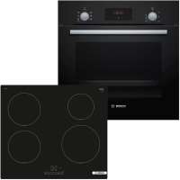 BOSCH HBD234FB65 Einbau-Backofen-Set Einbau-Backofen, Induktionskochfeld (HBF133BA0 + PUE61RBB6E)