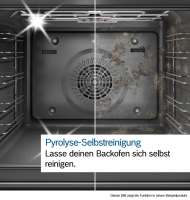 BOSCH HRG7764B1 Serie 8, Einbau-Backofen mit Dampfunterstützung, 60 x 60 cm, Schwarz