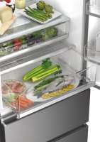Haier HTW7720ENMP Kühl-/Gefrierkombination edelstahl / E