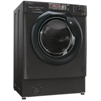 Haier HWQ90B416FWBB-S Einbau-Waschvollautomat schwarz, 9 kg, 1600 U/min, 76 dBA