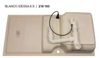 BLANCO 516003 IDESSA 6 S Keramik jasmin, mit Ablauffernbedienung reversibel