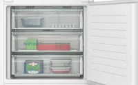 Siemens KB96NNSE0 iQ100 Einbau-Kühl-Gefrier-Kombination mit Gefrierbereich unten 193.5 x 69.1 cm Schleppscharnier