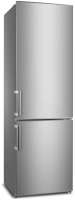 Wolkenstein KGK180E Kühl-Gefrierkombination, 262 L, 71 Liter 4 Stenr Gefrrierfach, 180 cm Inox Design, Wechselbarer Türanschlag