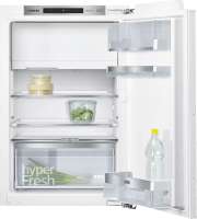 Siemens KI22LADD0 iQ500, Einbau-Kühlschrank mit Gefrierfach, 88 x 56 cm, Flachscharnier mit Softeinzug