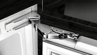 Siemens KI77SADE0 iQ500, Einbau-Kühl-Gefrier-Kombination mit Gefrierbereich unten, 157.8 x 55.8 cm, Flachscharnier mit Softeinzug