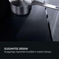 AEG KIB6845IS Flex, SaphirMatt®, Induktionskochfeld, Hob²Hood, 80 cm