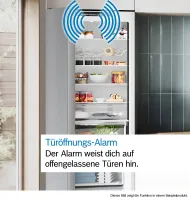 BOSCH KIF84SDE0 Serie 8, Einbau-Kühl-Gefrier-Kombination mit Gefrierbereich unten, 177.2 x 55.8 cm, Flachscharnier mit Softeinzug