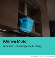 Siemens LJ97BDP60 iQ500 Integrierte Designhaube 90 cm Klarglas schwarz bedruckt, Mattschwarz
