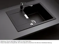 Preview: SCHOCK MAND100SAGNE Manhattan D-100S A Nero Unterschrank 45 cm Aufliegend CRISTALITE®