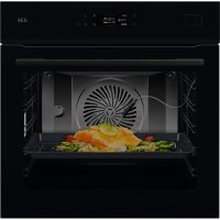 AEG NBB8S621AB SteamPro Backofen mit Dampf Serie 8000 schwarz, EEK A++