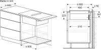 BOSCH PVQ811F15E Serie | 6 Kochfeld mit Dunstabzug (Induktion), 80 cm