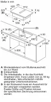 BOSCH PXX895D57E Serie 8, Kochfeld mit Dunstabzug (Induktion), 80 cm, Mit Rahmen aufliegend