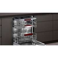 Neff S157ECX21E N70 Vollintegrierter Geschirrspüler, 60cm breit, 14 Maßgedecke, DosierAssistent, TimeLight, AquaStop