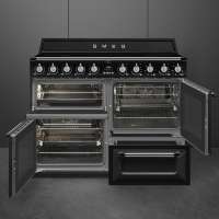 Preview: Smeg TR4110IBL2 Standherd mit Induktion 110 cm im Victoria Design
