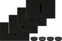 NEFF V68TXDMATT  (SET: V68YYX4B0 Z9802PFDY0 Z9801TWDY0) Induktionskochfeld mit Dunstabzug, Magnetknebel, Seitliche Lisenen