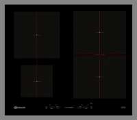 BAUKNECHT ESIF 6640 IN Induktionskochfeld / Glaskeramik Induktion / Edelstahlrahmen / 60 cm / 4 Zonen