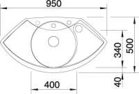 BLANCO 512527 COSMO 5 S SILGRANIT