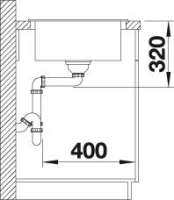 Blanco 521904 MEVIT XL 6 S Granitspüle