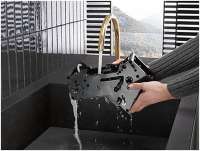 Preview: Miele CM 6560 Stand-Kaffeevollautomat GOLD MilkPerfection Obsidianschw.PF
