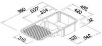 BLANCO 515214 MULTI 6S Spüle Seidengrau Spülbecken