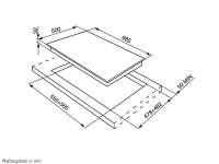 Preview: SMEG SDR70XG5 Einbau Gaskochfeld 70 cm