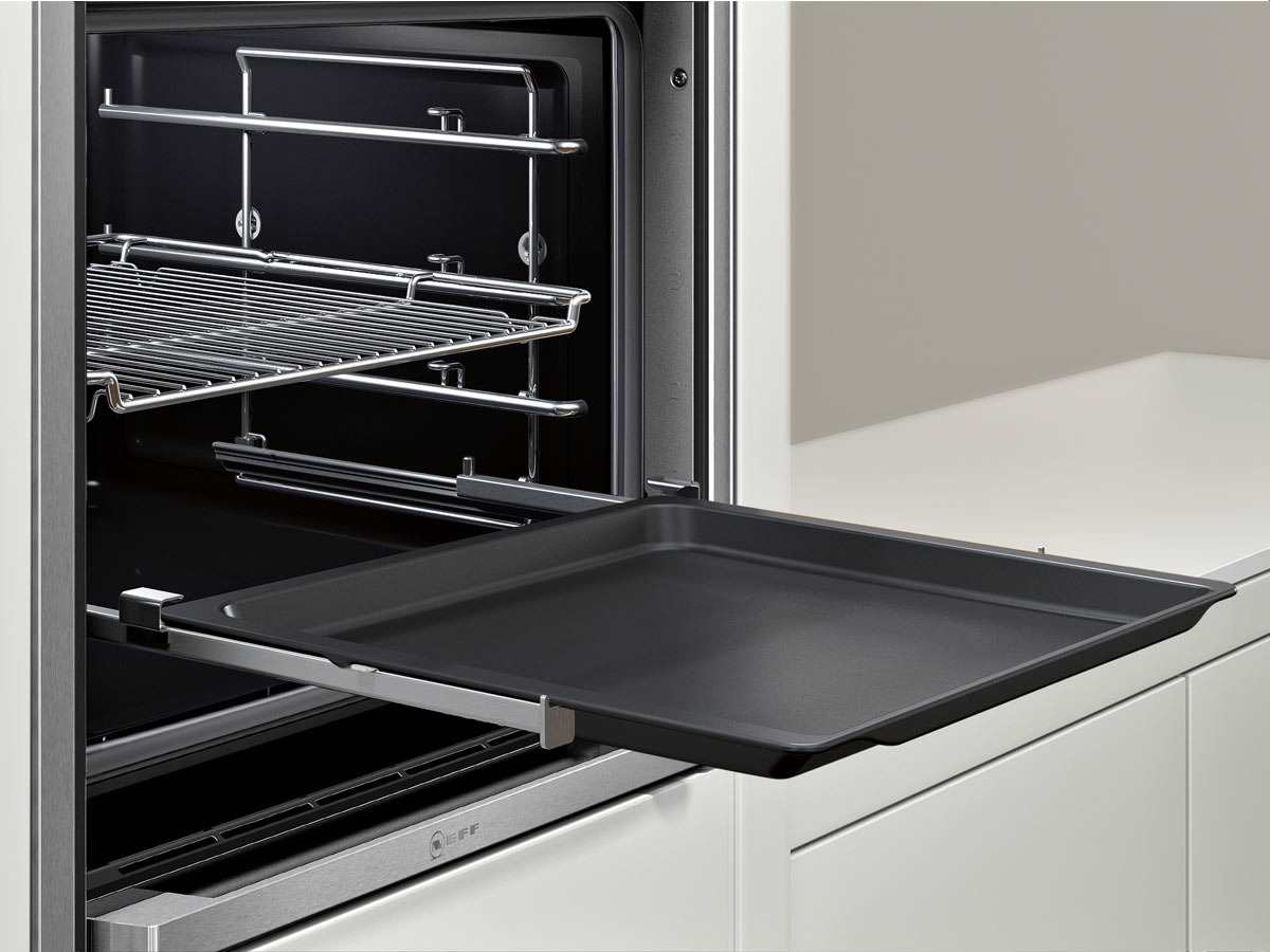 Safakshop - Haushaltsgeräte sofort Versandbereit Einbau und Standgeräte.  Spülen und Armaturen zum Bestpreis. - Neff B45CS24N0 N90 Einbau-Backofen 71  L Sensor-Tasten mit EasyClean Edelstahl Slide & Hide EEK: A