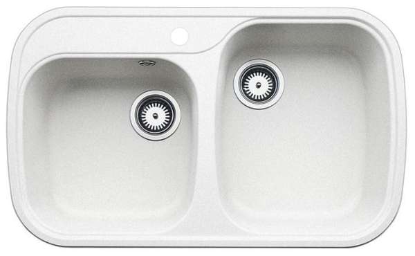 BLANCO 511089 HIT 8, SILGRANIT  weiß, ohne Abl., Hauptbecken rechts,