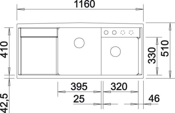 Blanco 516897 Axia II 8 S jasmin