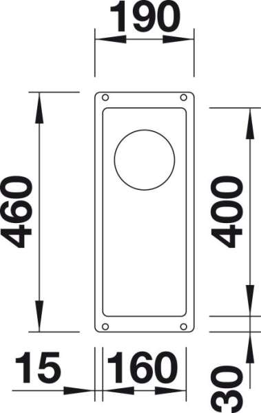Blanco 513400 Subline 160-U alumetallic