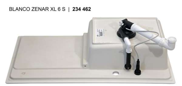 BLANCO 524171 ZENAR XL 6 S Keramik jasmin mit Ablauffernbedienung Becken rechts