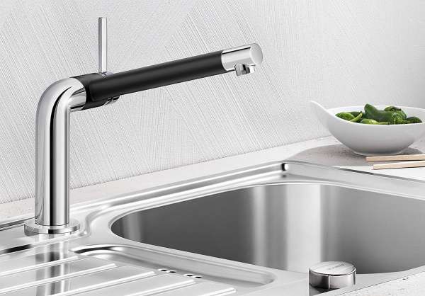 Blanco 519062 Seda Küchenarmatur  Einhebelmischer mit vertikal schwenkbarem Auslauf Oberfläche Chrom