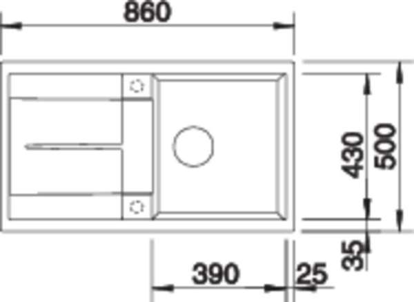 Blanco 513038 Metra 5 S Jasmin
