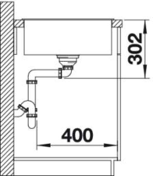 Blanco 522187 AXIA III XL 6 S Granitspüle muskat