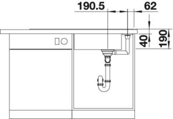 Blanco 522187 AXIA III XL 6 S Granitspüle muskat