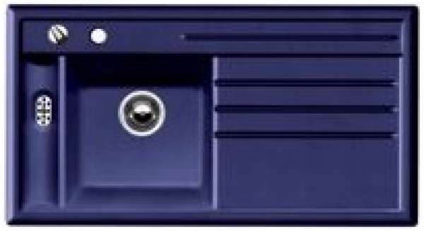 BLANCO 512262 AXON 5 S Keramik mit Ablauffernbedienung mit Zubehör Links Cobalt