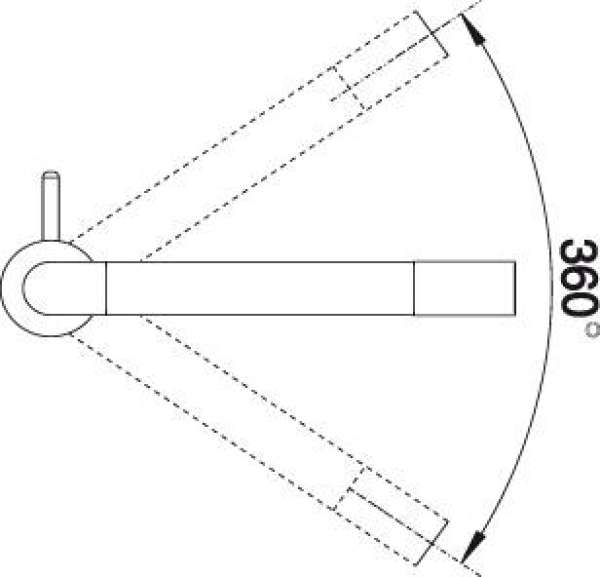 Blanco 513482 PODOS, Messing galvanisch, chrom, Hochdruck